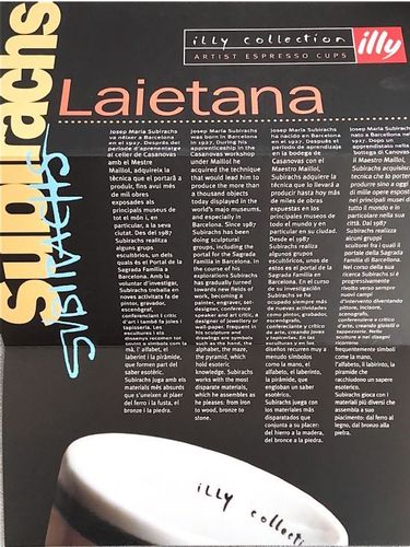 illy collection Broschüre Laietana